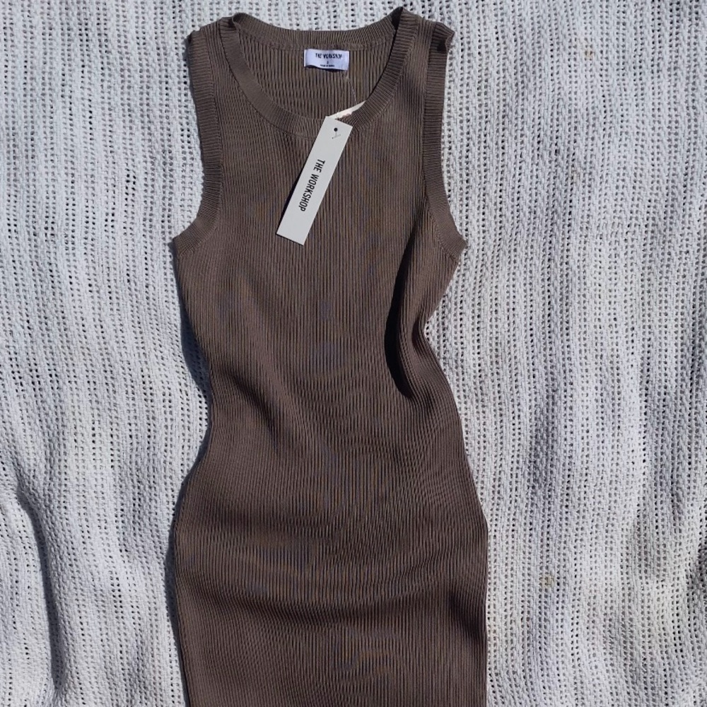 Ribbed Fitted Maxi Dress